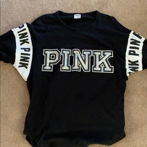Pink 3/4 sleeve shirt